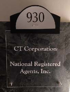 CT Corporation Process Server